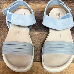 Ecco Women's Soft Blue Sandals
